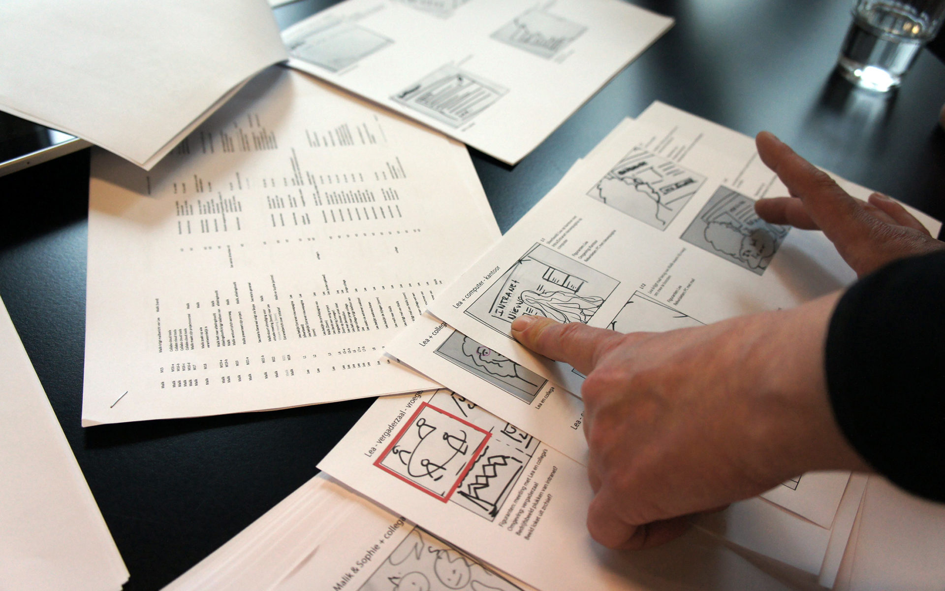 Scenario writing and brief development