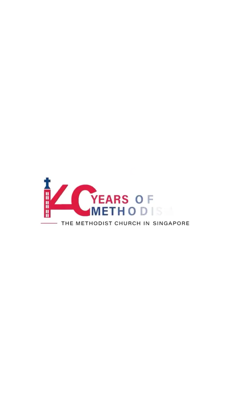 140 Years of Methodist Church in Singapore logo, still from an animated vertical short edited by Dustin Hill